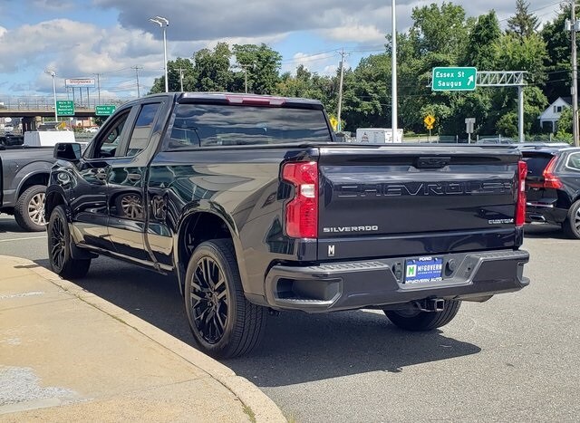 Certified 2022 Chevrolet Silverado 1500 Custom with VIN 1GCRDBEK6NZ625104 for sale in Saugus, MA