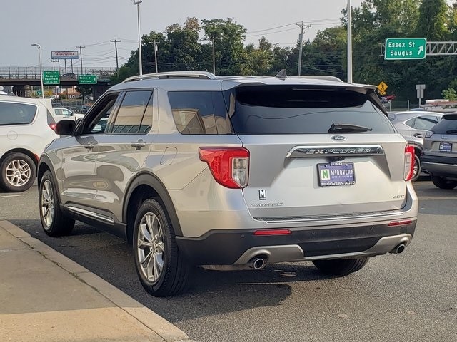 Used 2021 Ford Explorer Limited with VIN 1FMSK8FH9MGA90420 for sale in Saugus, MA