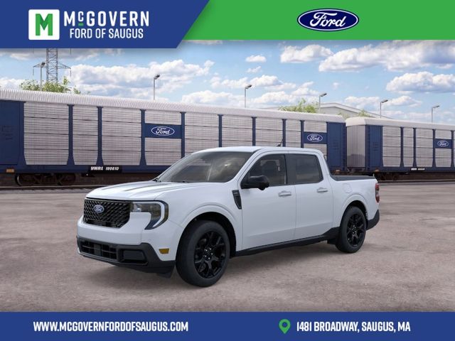 Space White Metallic 2026 Ford Maverick Pickup Truck All-Wheel Drive Continuously Variable Transmission