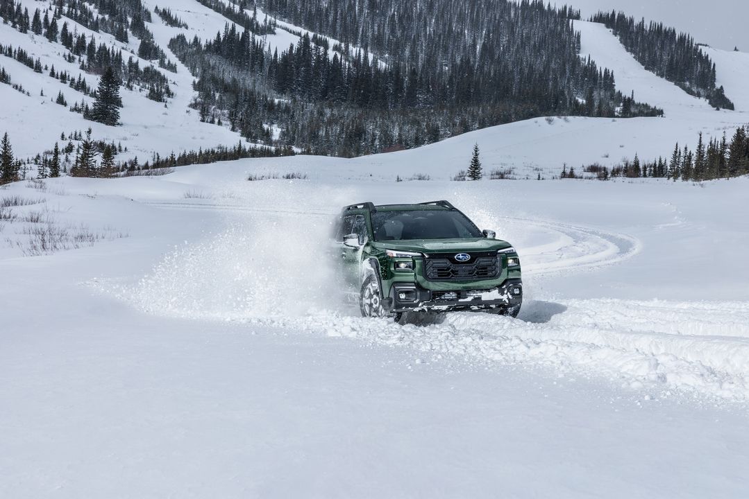 2026 Subaru Outback Wilderness off-roading in deep snow