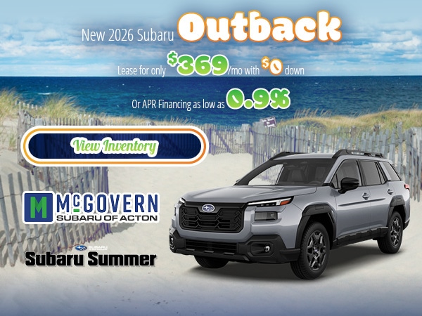 New Subaru Specials in Acton, MA | McGovern Subaru of Acton