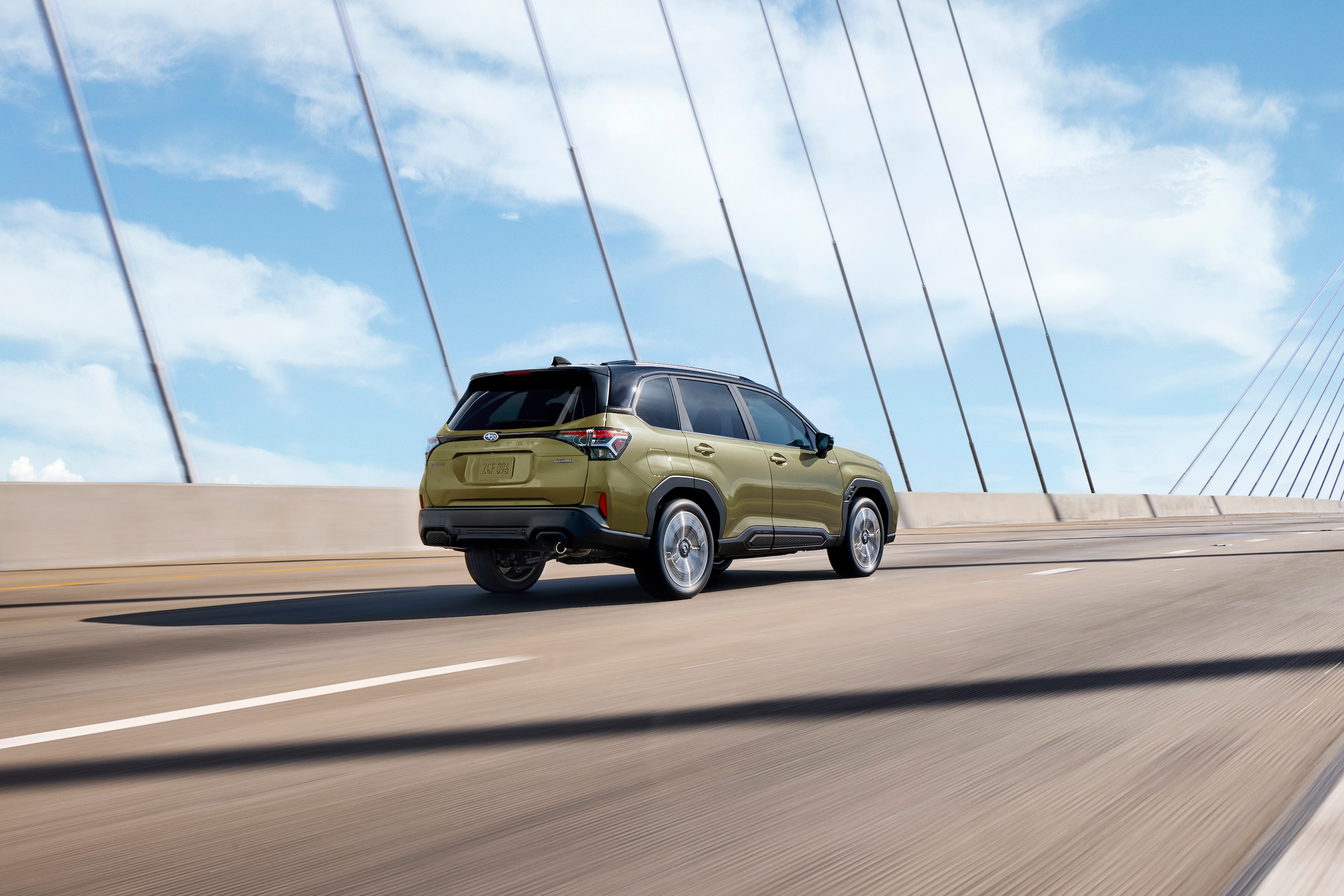 Subaru Forester Hybrid on the highway