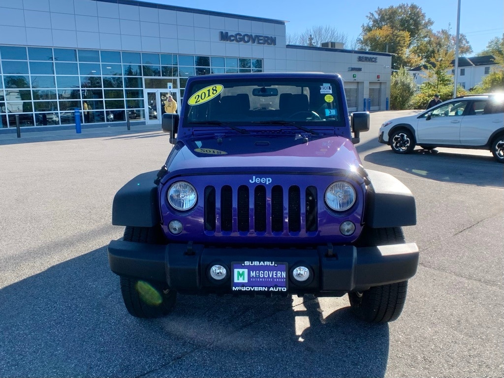 Used 2018 Jeep Wrangler JK Sport S with VIN 1C4AJWAG2JL855332 for sale in Newington, NH