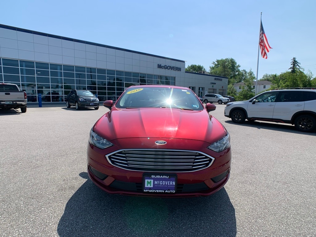 Used 2018 Ford Fusion SE with VIN 3FA6P0HD1JR135234 for sale in Newington, NH