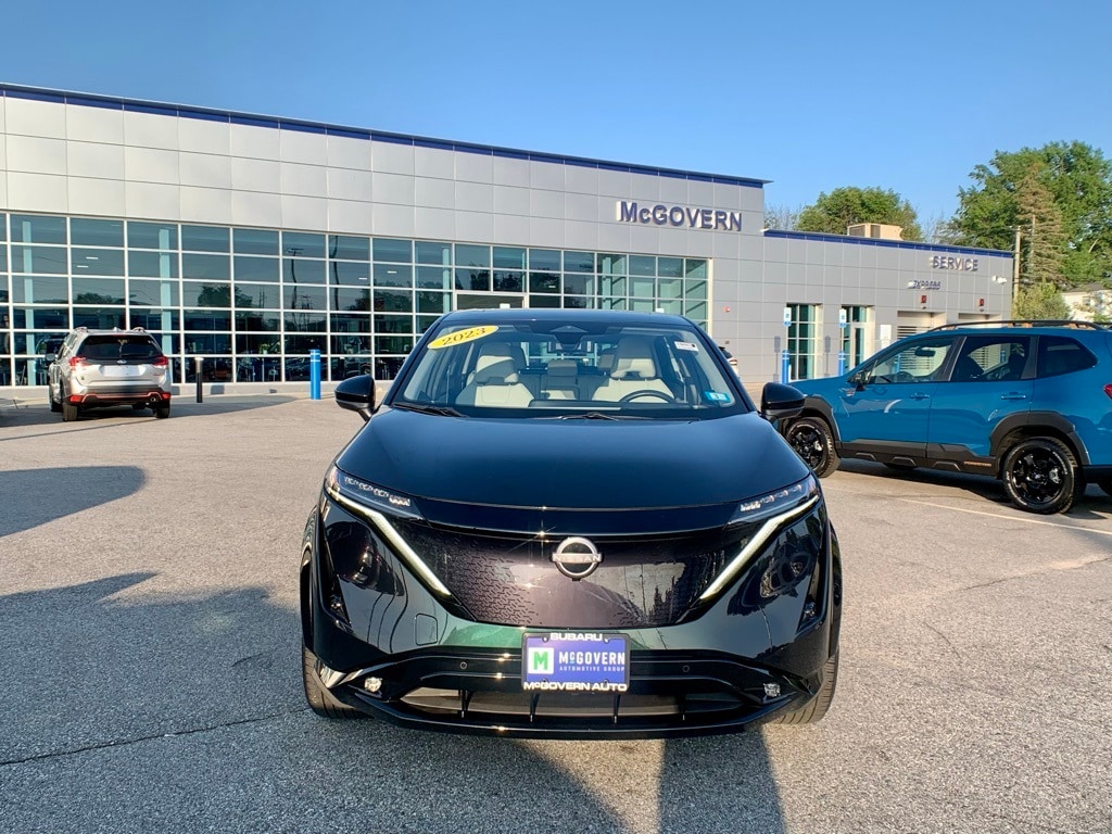 Used 2023 Nissan Ariya Evolve+ with VIN JN1DF0BB2PM701840 for sale in Newington, NH