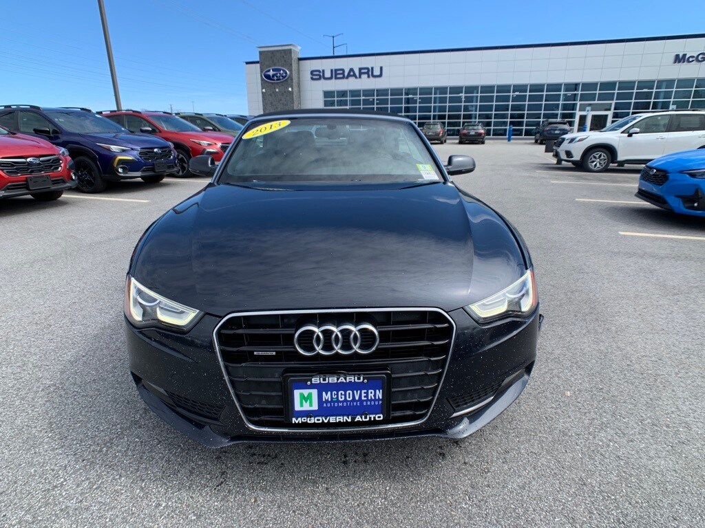 Used 2013 Audi A5 Premium with VIN WAULFAFH8DN007380 for sale in Newington, NH
