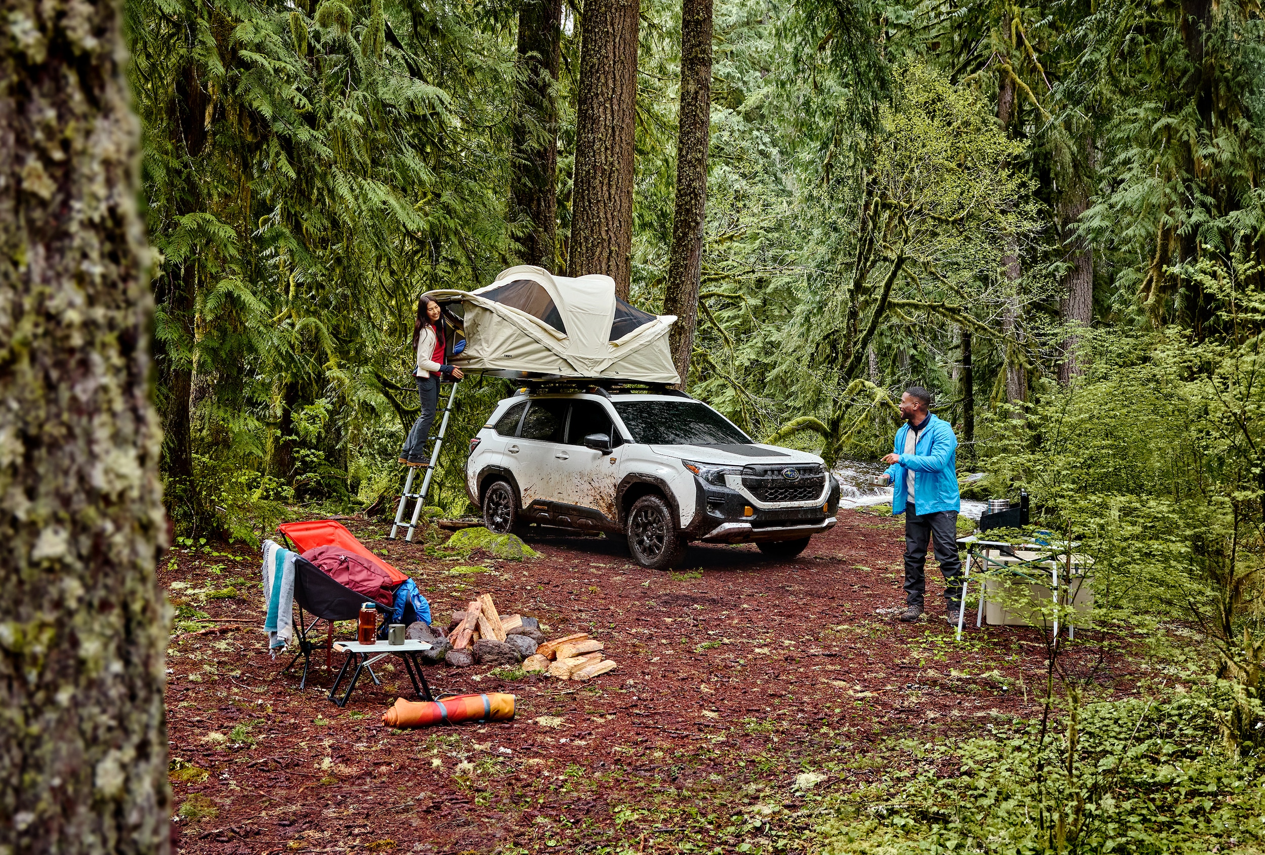 Subaru Forester Wilderness with tent accessory