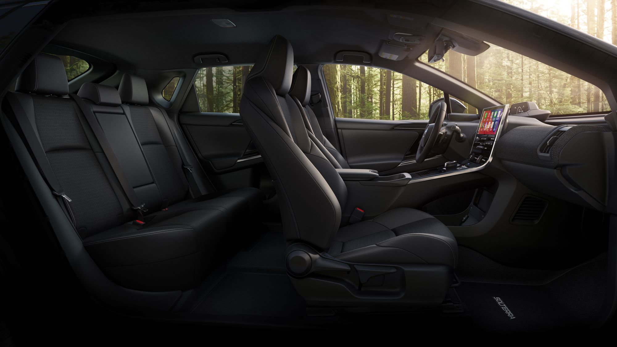 Subaru Solterra interior and seating