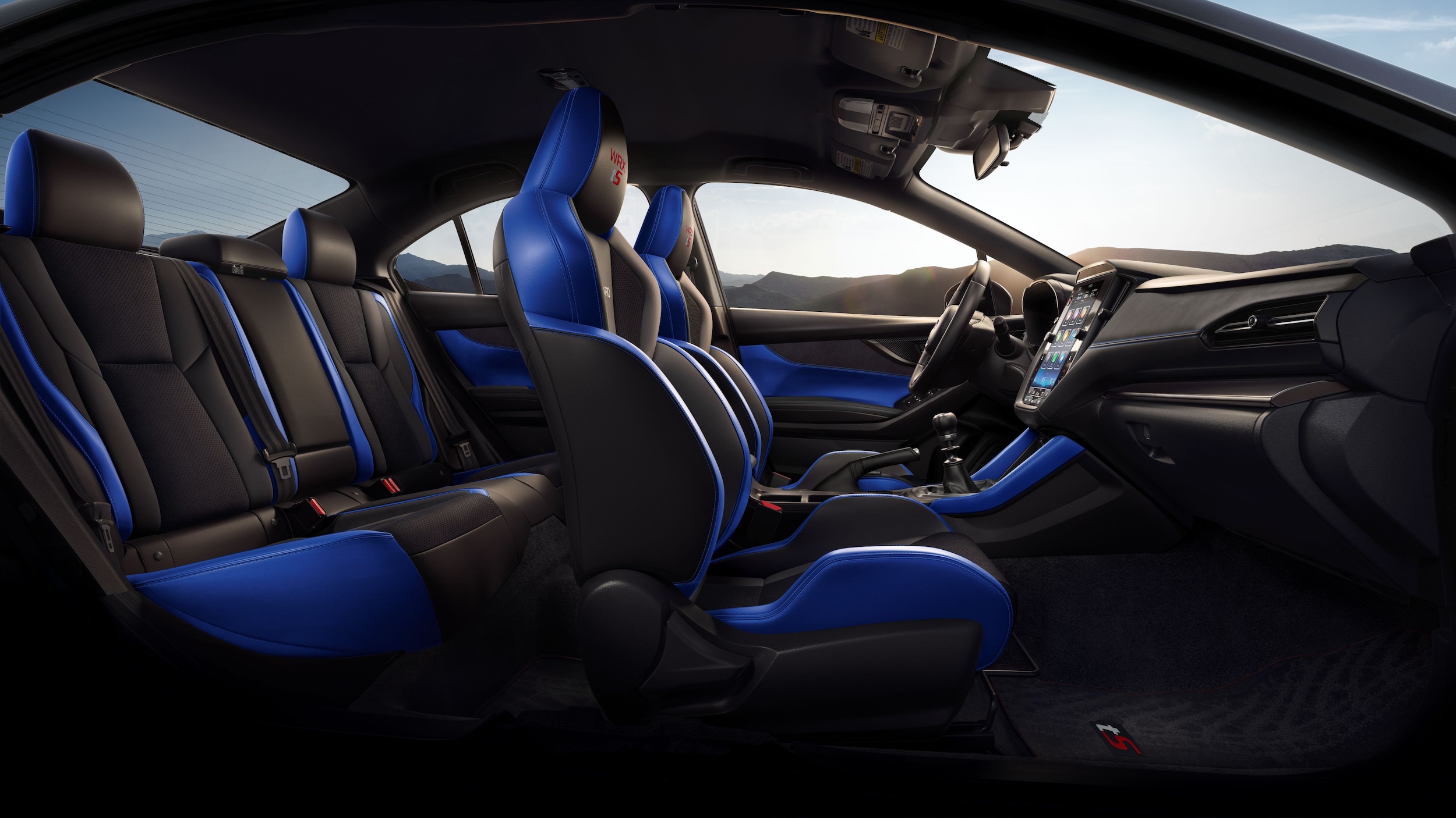 2026 Subaru WRX with blue interior