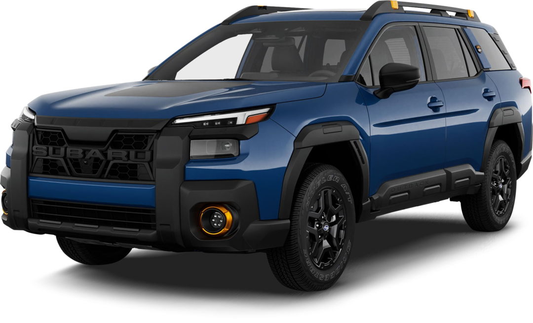 Blue Subaru Outback Wilderness