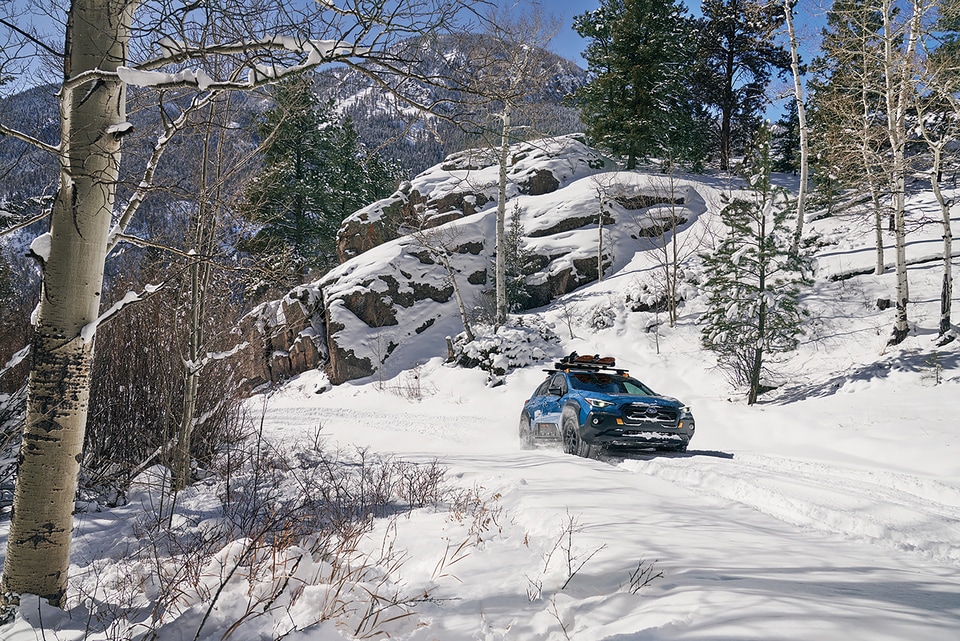  2026 Subaru Crosstrek Wilderness in deep snow