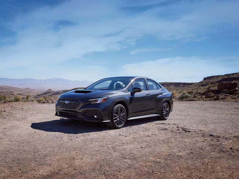 2026 Subaru WRX parked at lookout