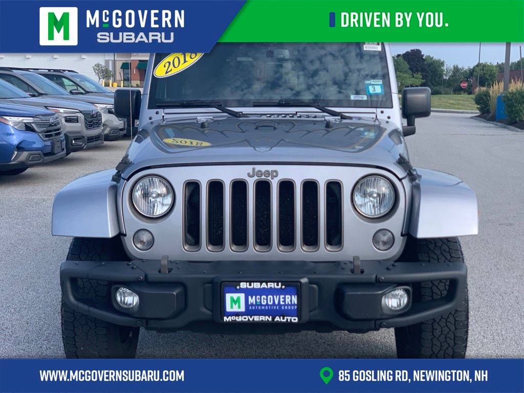 Used 2018 Jeep Wrangler JK Unlimited Golden Eagle with VIN 1C4BJWDG9JL872144 for sale in Newington, NH