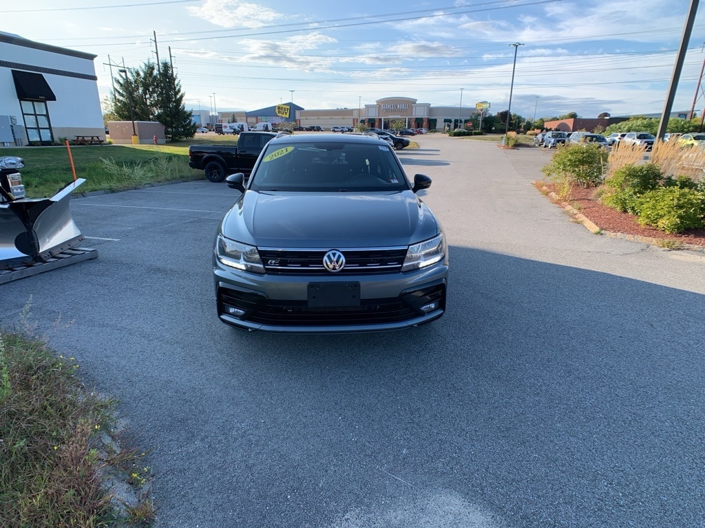 Used 2021 Volkswagen Tiguan SE R-LINE BLACK with VIN 3VV2B7AX6MM038330 for sale in Newington, NH