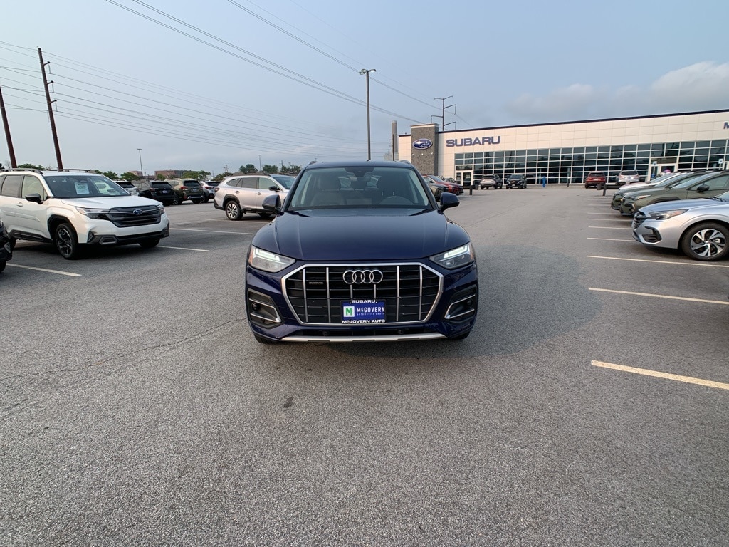 Used 2021 Audi Q5 Premium with VIN WA1AAAFY3M2051999 for sale in Newington, NH