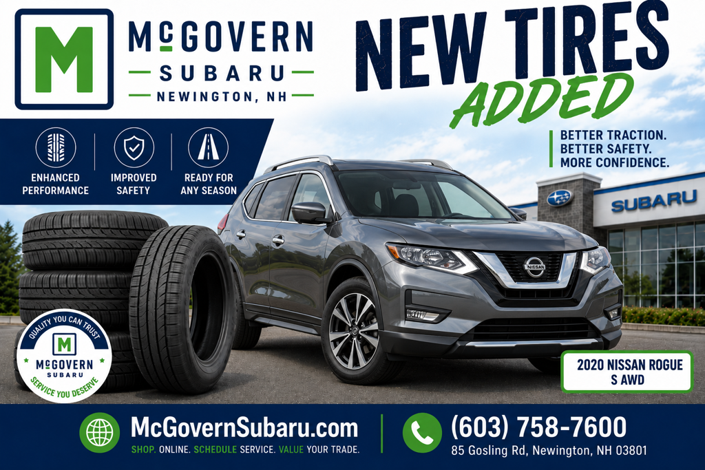 Used 2020 Nissan Rogue SV with VIN JN8AT2MV0LW116141 for sale in Newington, NH