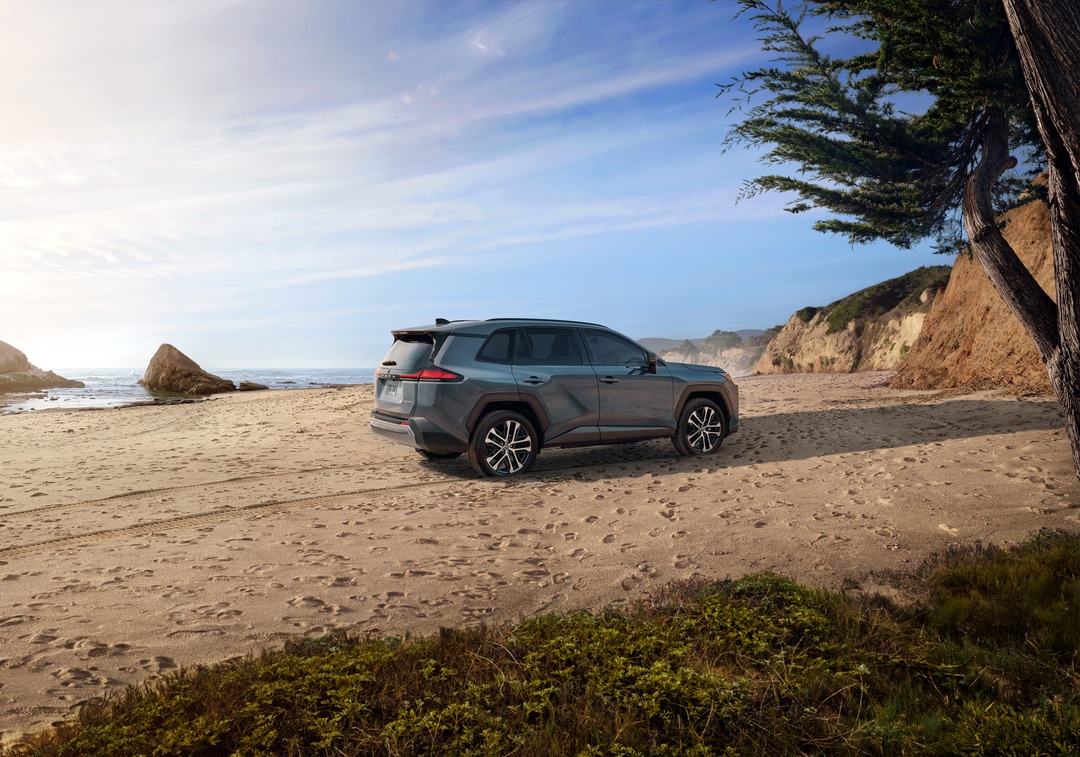  2026 Toyota RAV4 on a beach