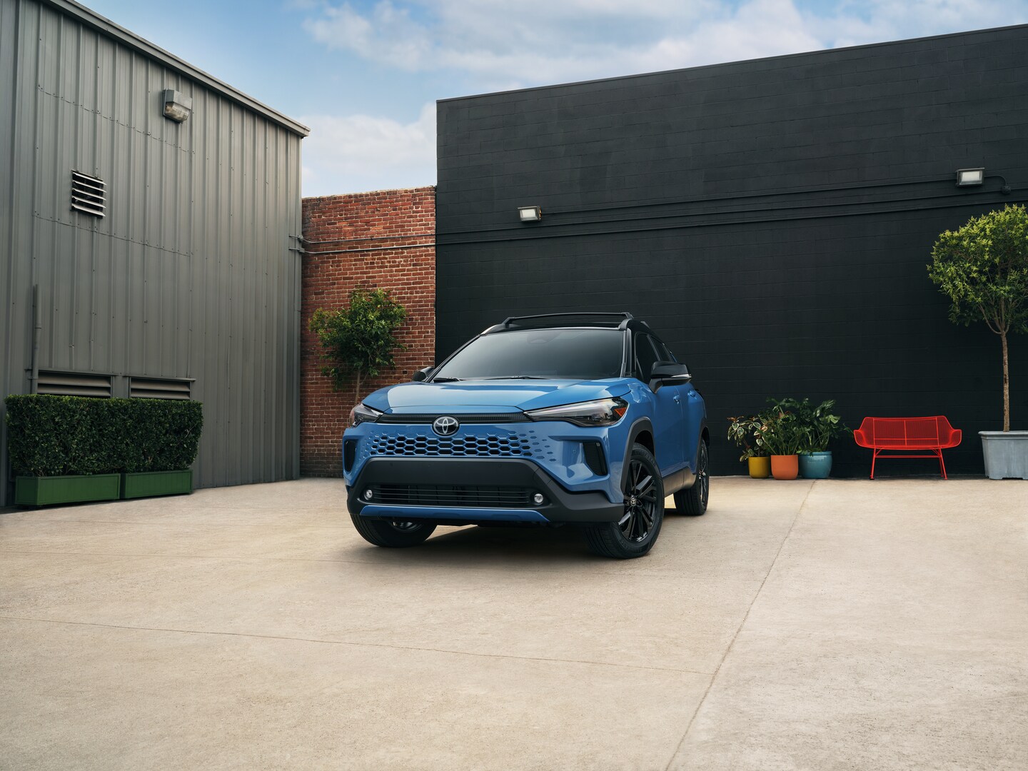 2026 Toyota Corolla Cross Hybrid in driveway