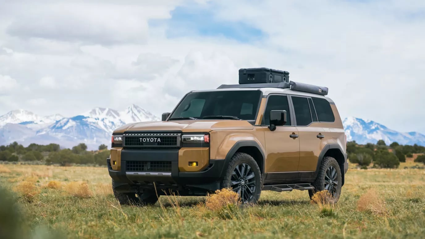 2027 Toyota Land Cruiser with roof rack
