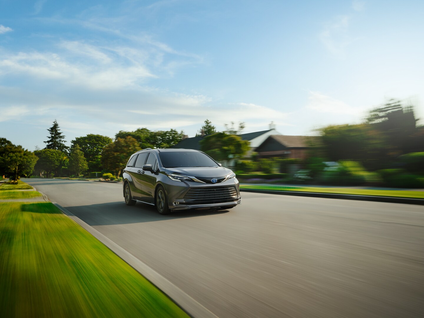 2026 Toyota Sienna on the road