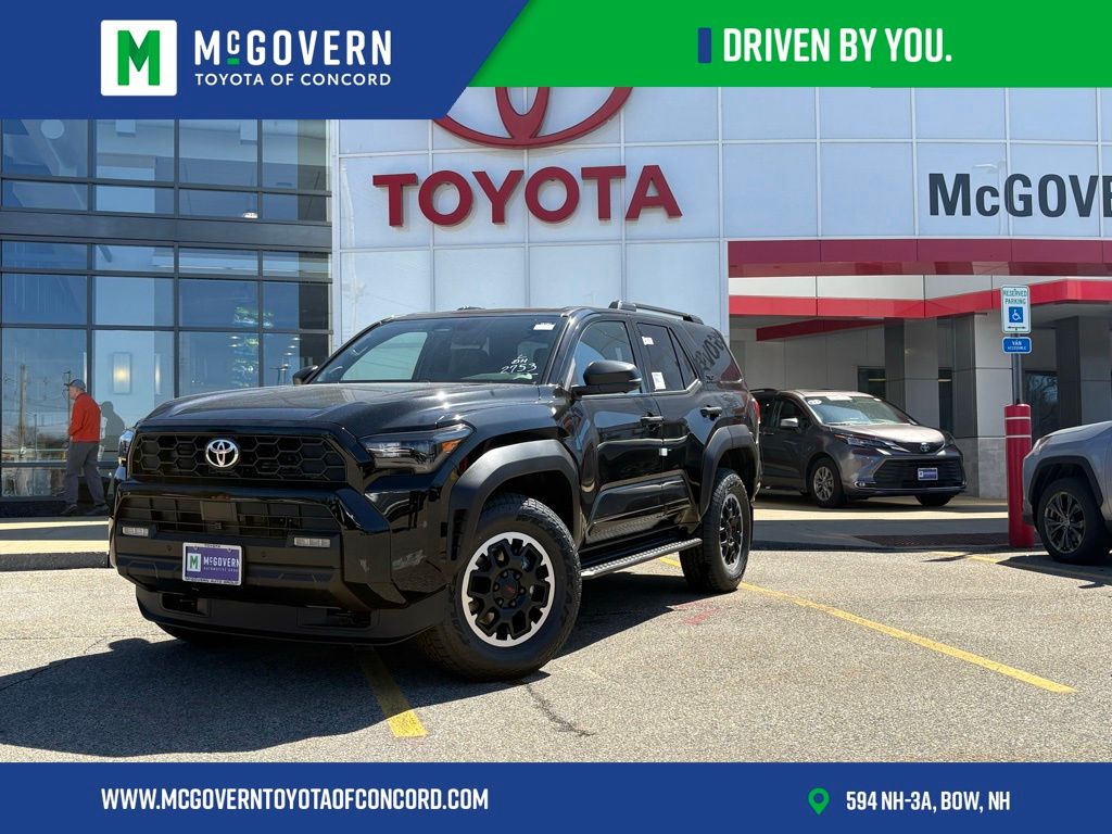 Black 2026 Toyota 4Runner TRD Off-Road Premium 4WD SUV / Crossover Four-Wheel Drive 8-Speed Automatic