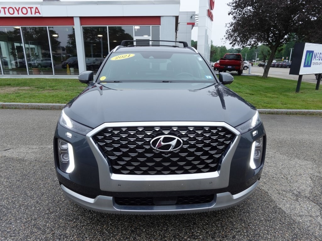 Used 2021 Hyundai Palisade Calligraphy with VIN KM8R7DHE4MU250166 for sale in Portsmouth, NH