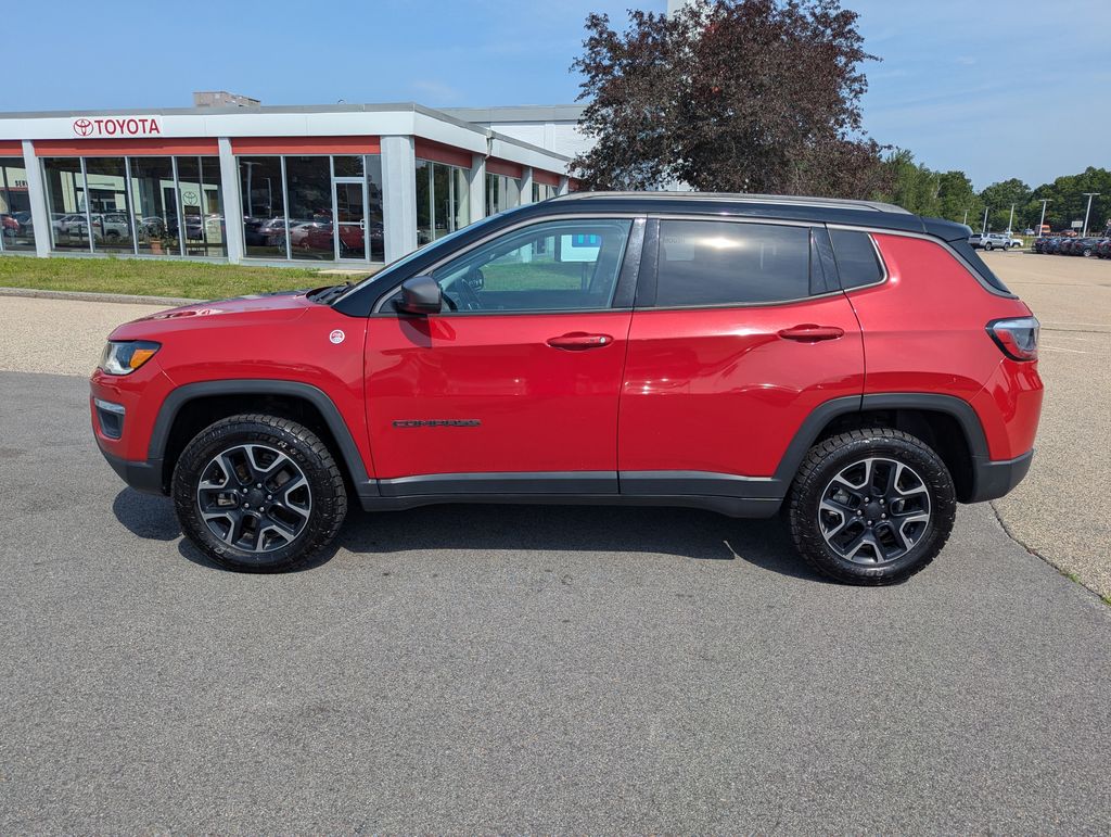 Used 2019 Jeep Compass Trailhawk with VIN 3C4NJDDB4KT592935 for sale in Portsmouth, NH