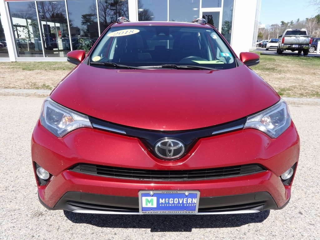 Used 2018 Toyota RAV4 XLE with VIN 2T3RFREV2JW737146 for sale in Portsmouth, NH
