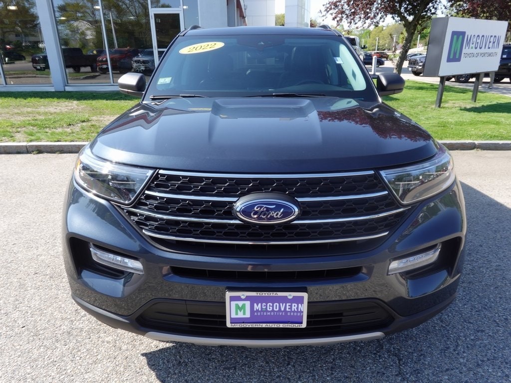 Used 2022 Ford Explorer XLT with VIN 1FMSK8DH4NGA17296 for sale in Portsmouth, NH