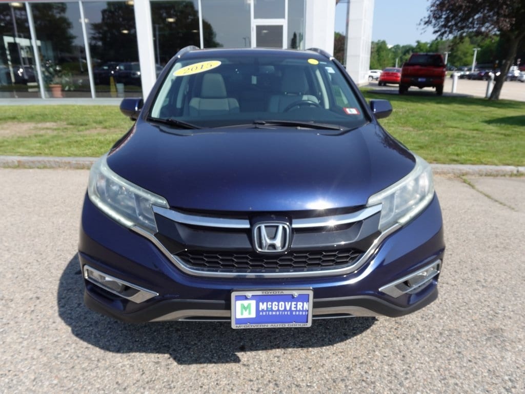 Used 2015 Honda CR-V EX-L with VIN 2HKRM4H77FH653165 for sale in Portsmouth, NH