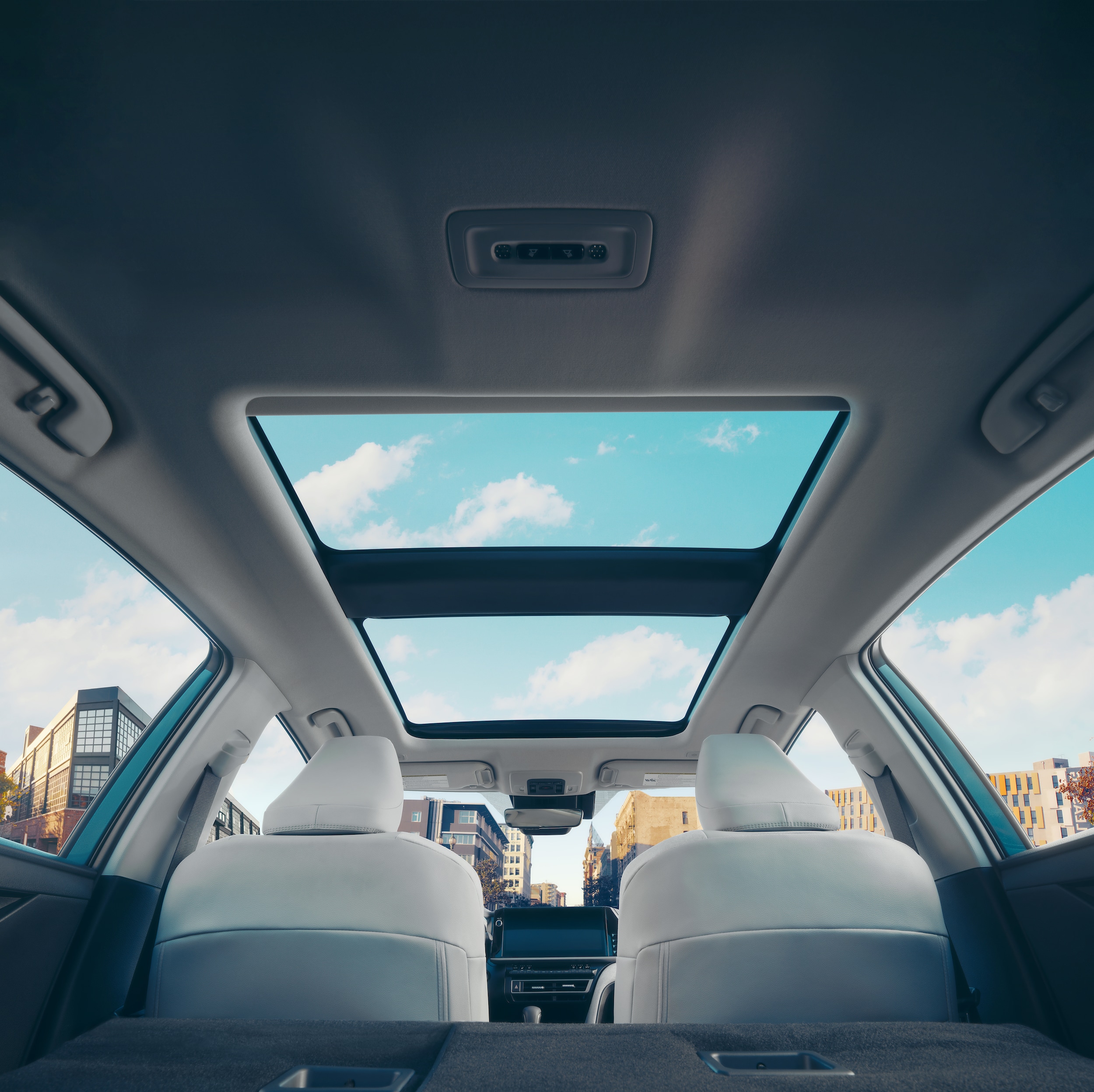 Toyota Camry interior with moonroof