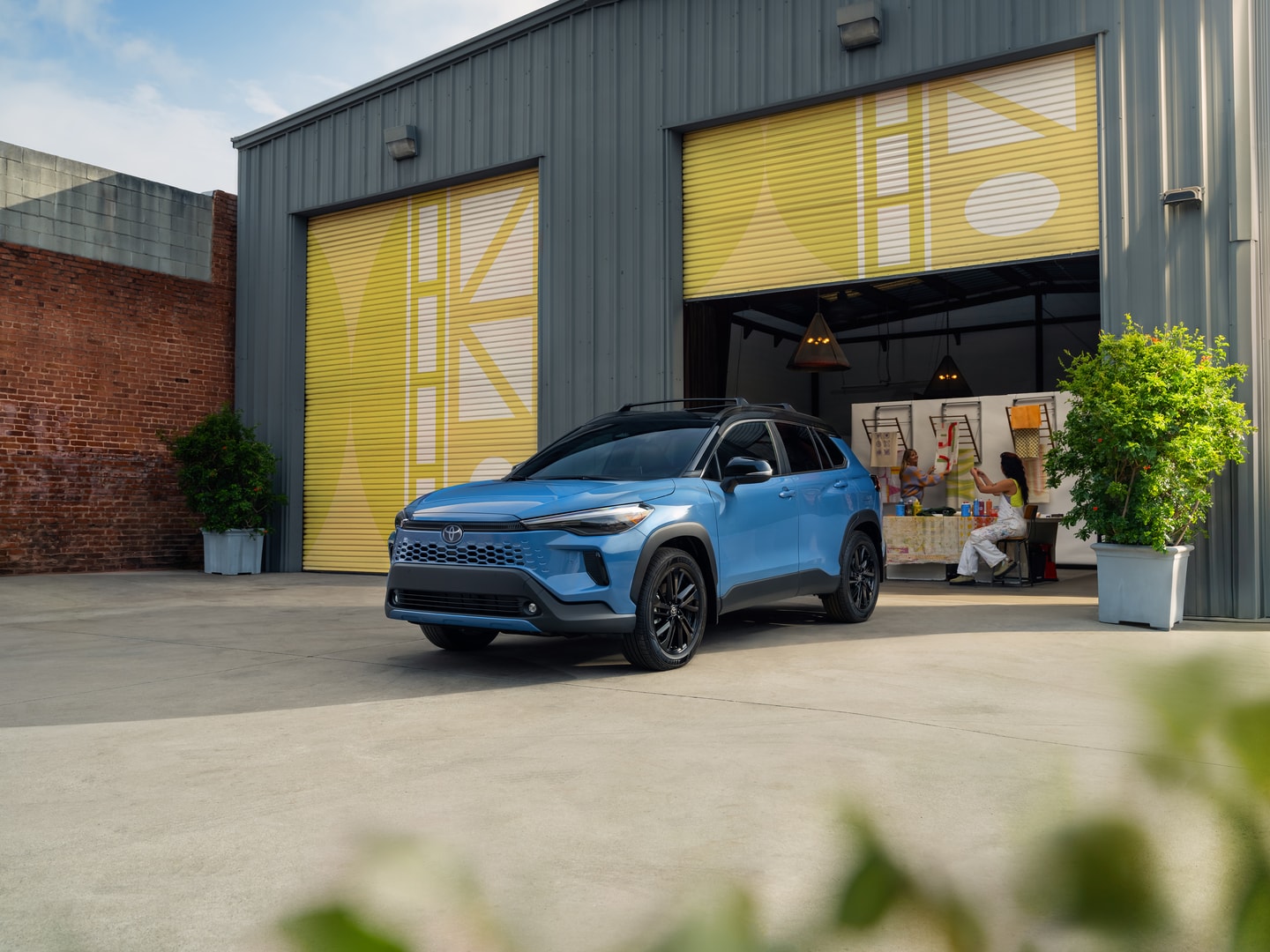  2026 Toyota Corolla Cross Hybrid parked at work