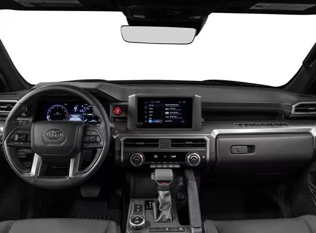Toyota Tacoma dashboard view