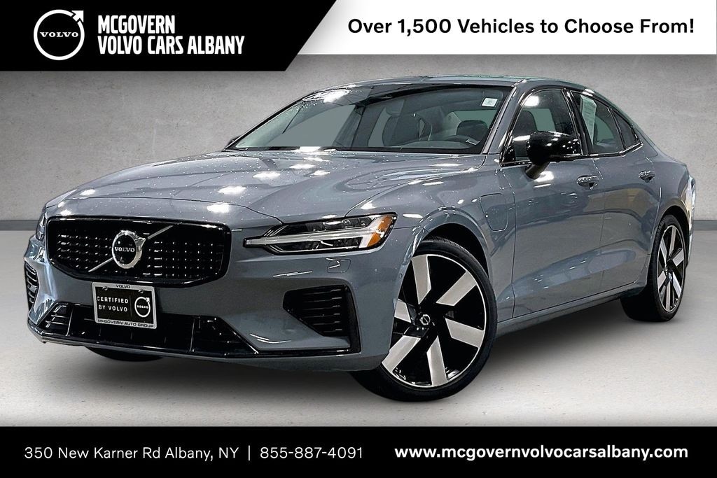 Certified 2024 Volvo S60 Recharge Plug-In Hybrid T8 Plus Dark Theme Sedan