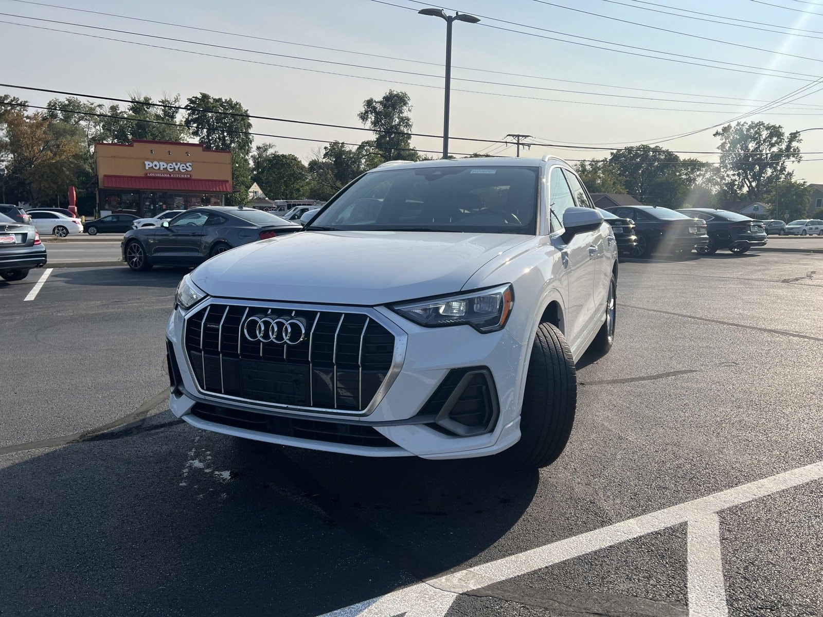 Used 2021 Audi Q3 S Line Premium with VIN WA1DECF31M1017714 for sale in Morton Grove, IL