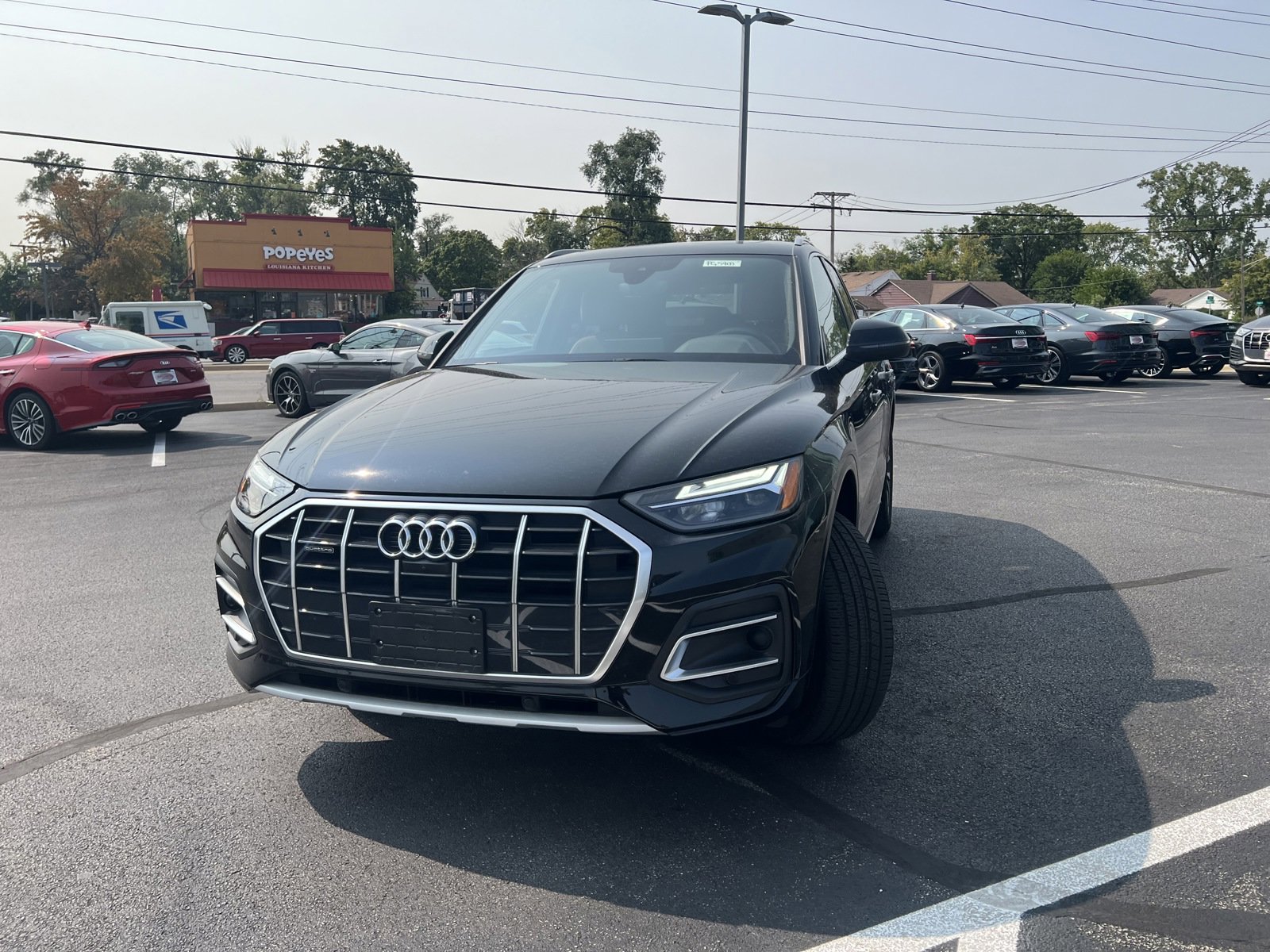 Used 2021 Audi Q5 Premium Plus with VIN WA1BAAFY9M2056659 for sale in Morton Grove, IL