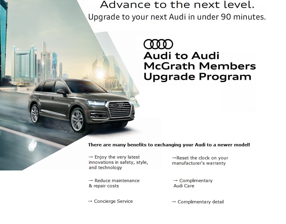 McGrath Loyalty & Upgrade Program Audi Morton Grove