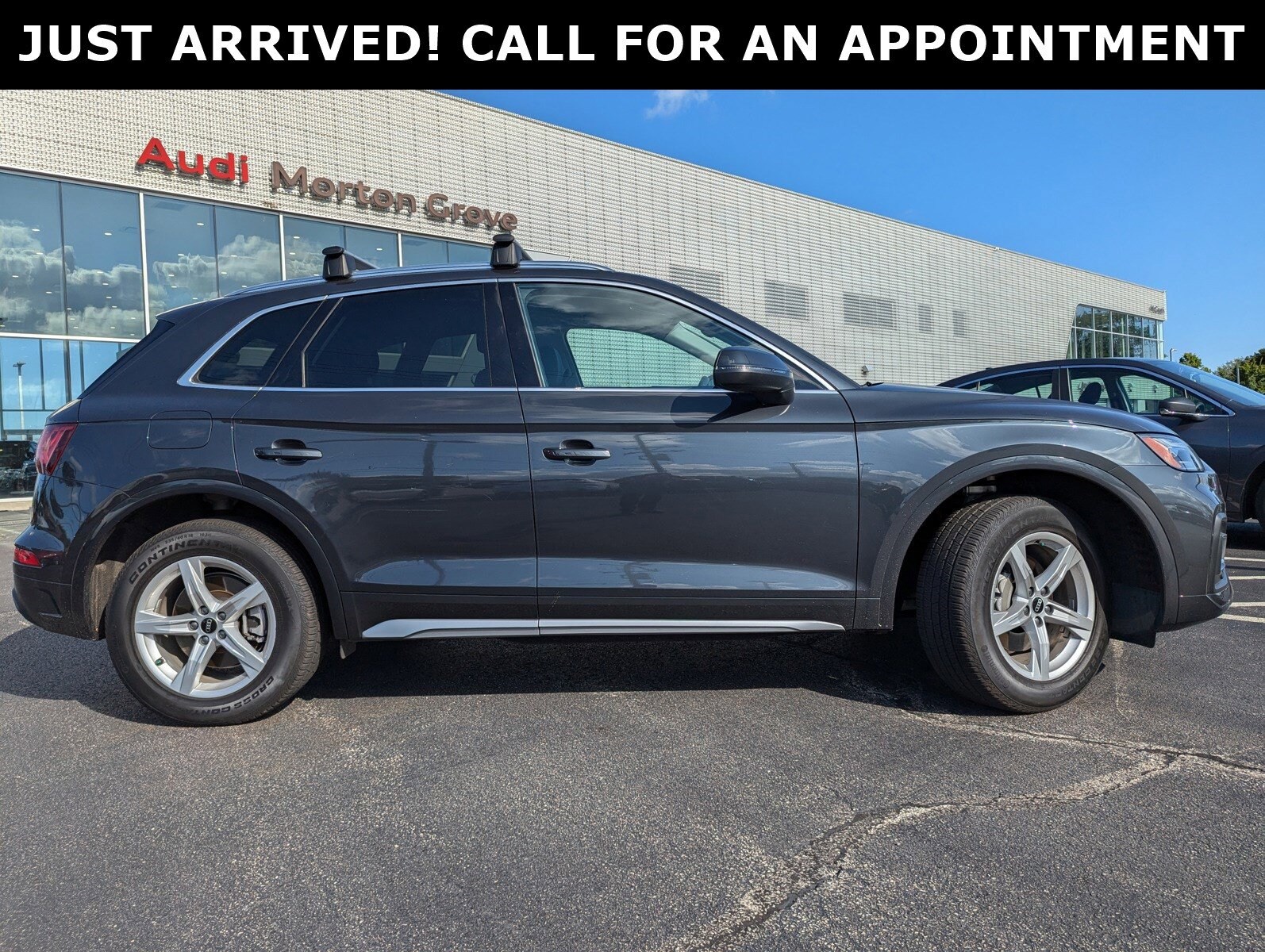 Used 2021 Audi Q5 Premium with VIN WA1AAAFY5M2053205 for sale in Morton Grove, IL