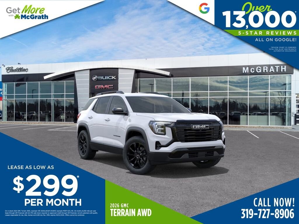New 2026 GMC Terrain Elevation SUV