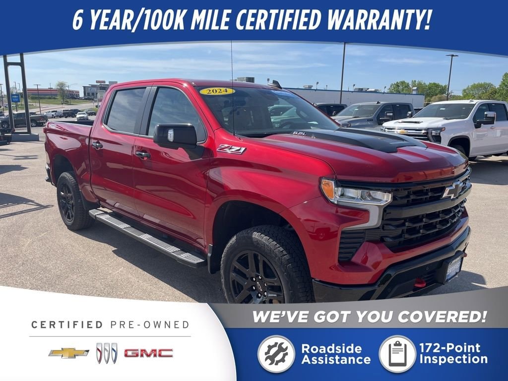 Certified 2024 Chevrolet Silverado 1500 LT Trail Boss Truck Crew Cab