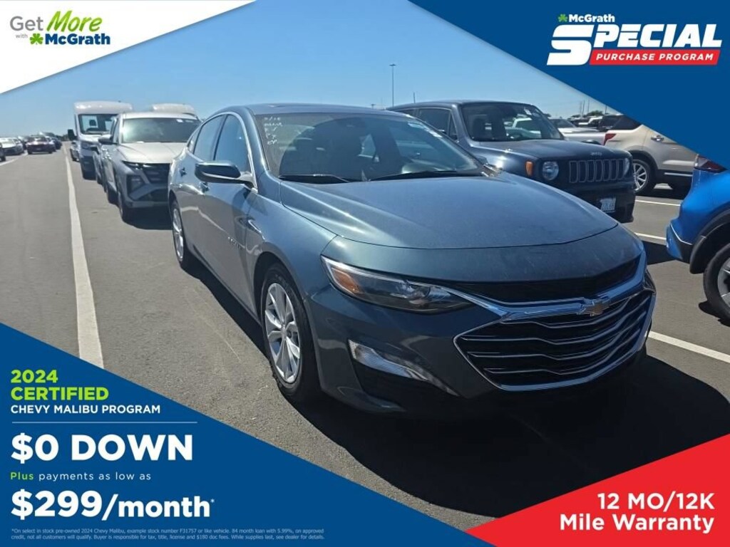 Used 2024 Chevrolet Malibu 1LT Sedan