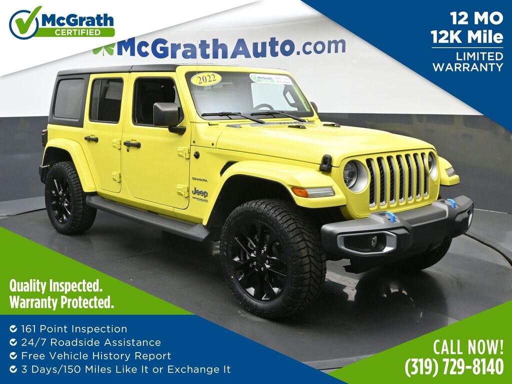 Used 2022 Jeep Wrangler 4xe Unlimited Sahara SUV