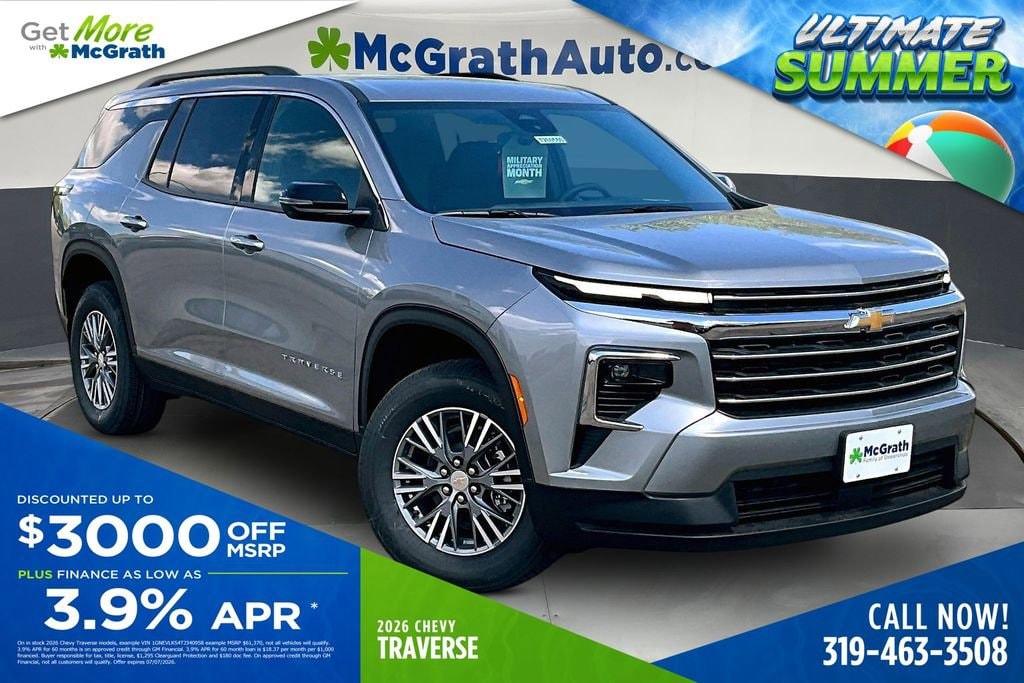 New 2026 Chevrolet Traverse LT SUV