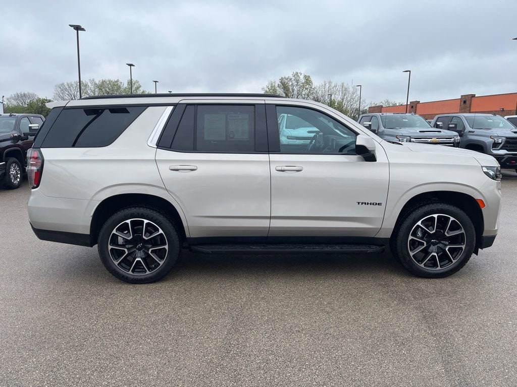 Certified 2023 Chevrolet Tahoe RST with VIN 1GNSKRKD9PR114700 for sale in Dubuque, IA