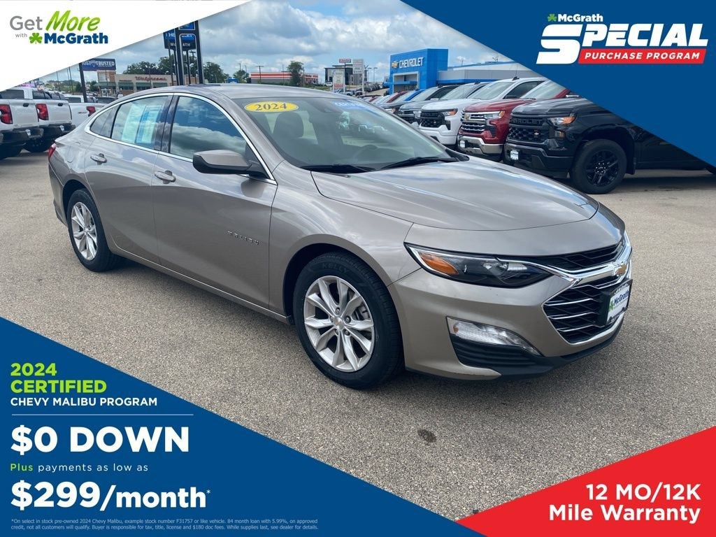 Used 2024 Chevrolet Malibu 1LT Sedan