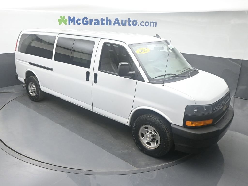 Used 2022 Chevrolet Express Passenger 3500 1LS Van Extended Passenger Van