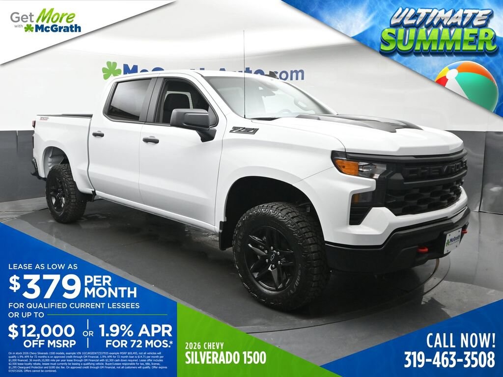 New 2026 Chevrolet Silverado 1500 Custom Trail Boss Truck