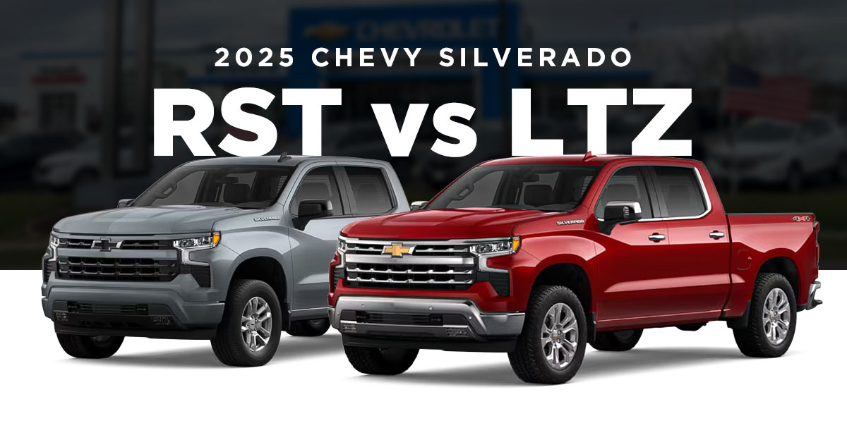 2025 Chevy Silverado RST vs LTZ