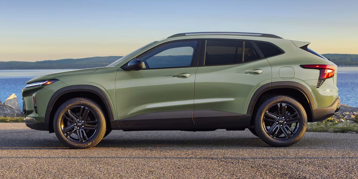 2025 Chevy Trax parked on road