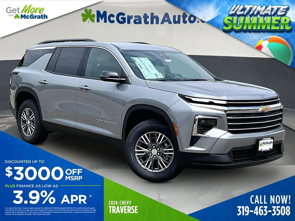 New 2026 Chevrolet Traverse LT SUV